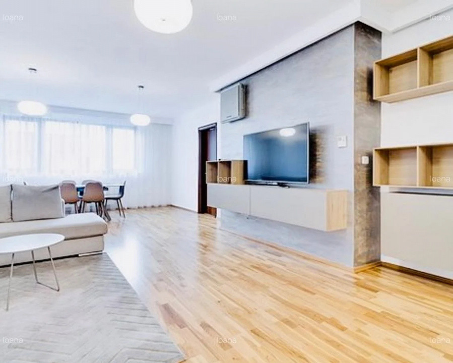 Apartament de lux cu 4 camere în Băneasa – 137 mp, terasă 25 mp, parcare+boxa