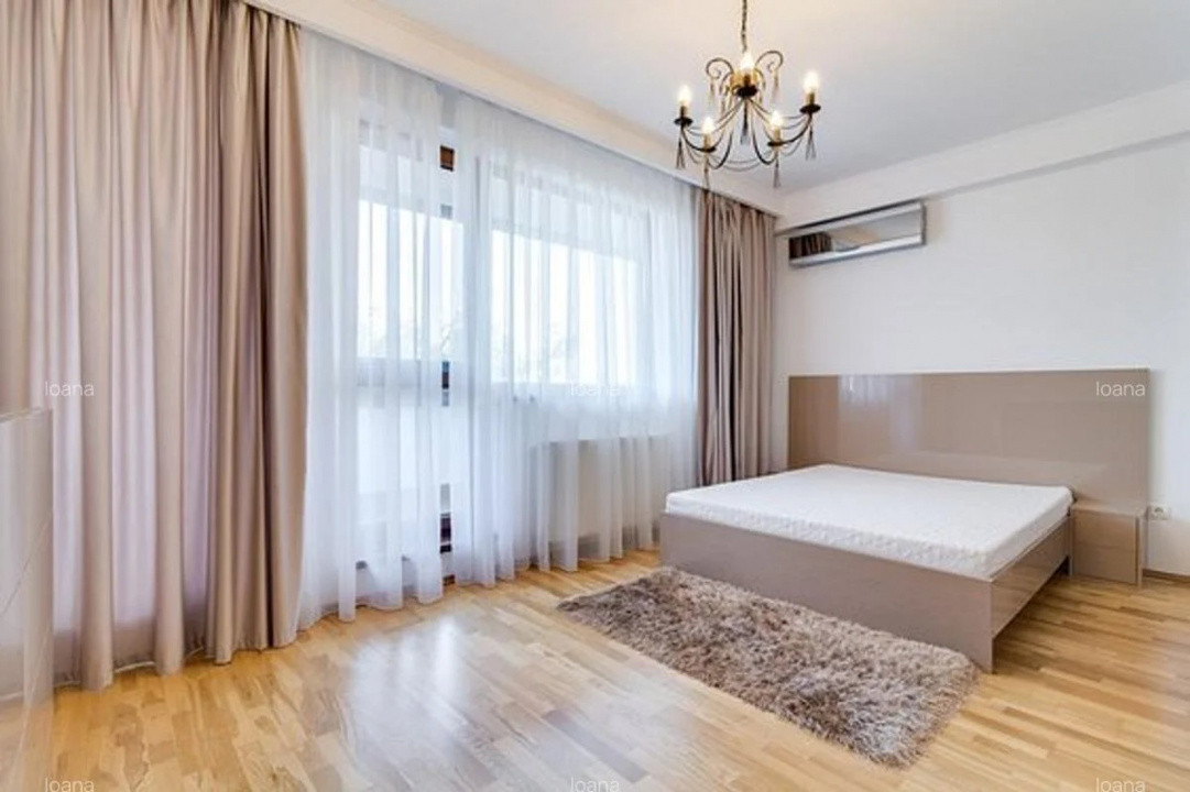 Apartament de lux cu 4 camere în Băneasa – 137 mp, terasă 25 mp, parcare+boxa