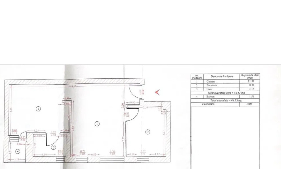 Studio Dublu | Loc de parcare | 43MP | Metrou Pipera