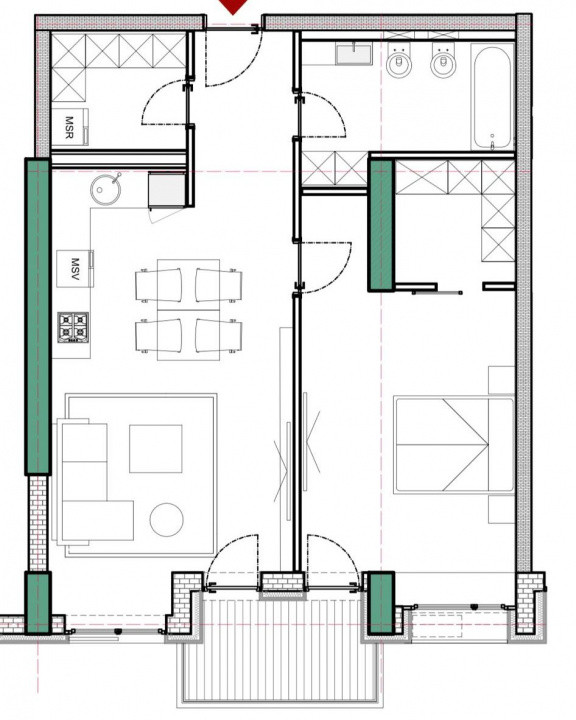 Apartament 2 camere | North Avenue Pipera | Vânzare | 2 parcări