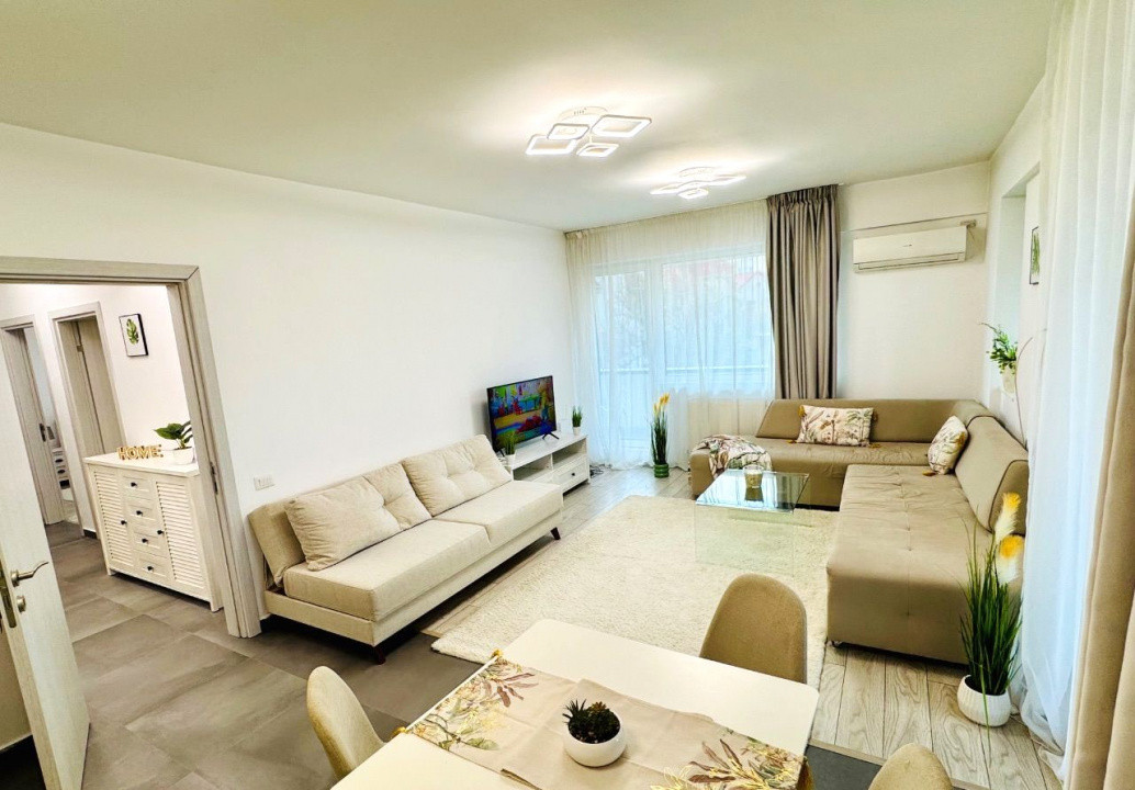 Apartament 3 camere de vânzare – Pipera Plaza | Terasă 30 mp, parcare