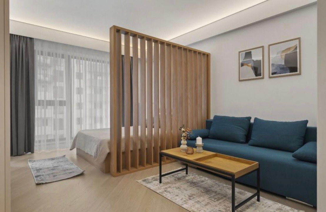 Studio dublu | Cortina North Pipera | Decomandat | Mobilat complet