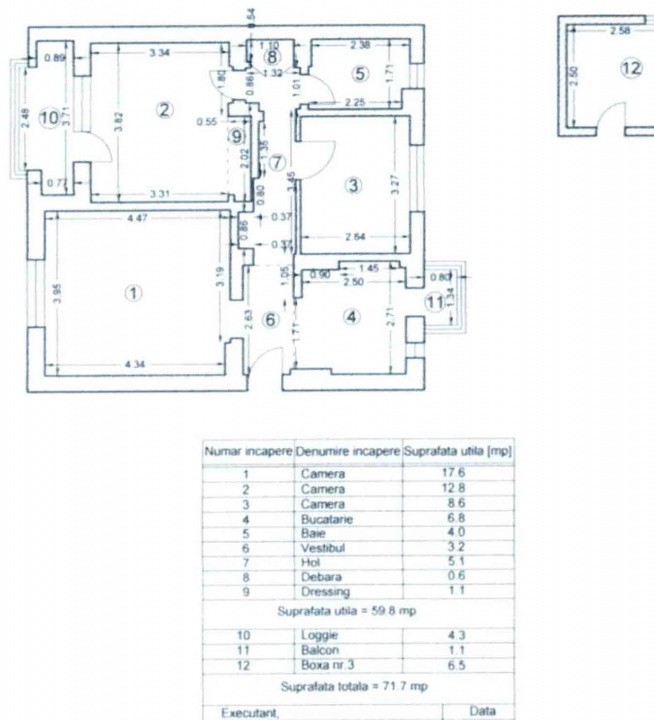 Apartament 3 Camere | Semi-mobilat | Centrala Proprie | Boxa | Dorobanti 