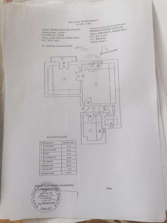 Apartament 2 Camere In Vila | Centrala Proprie | Curte Comuna | Amzei-Victoriei