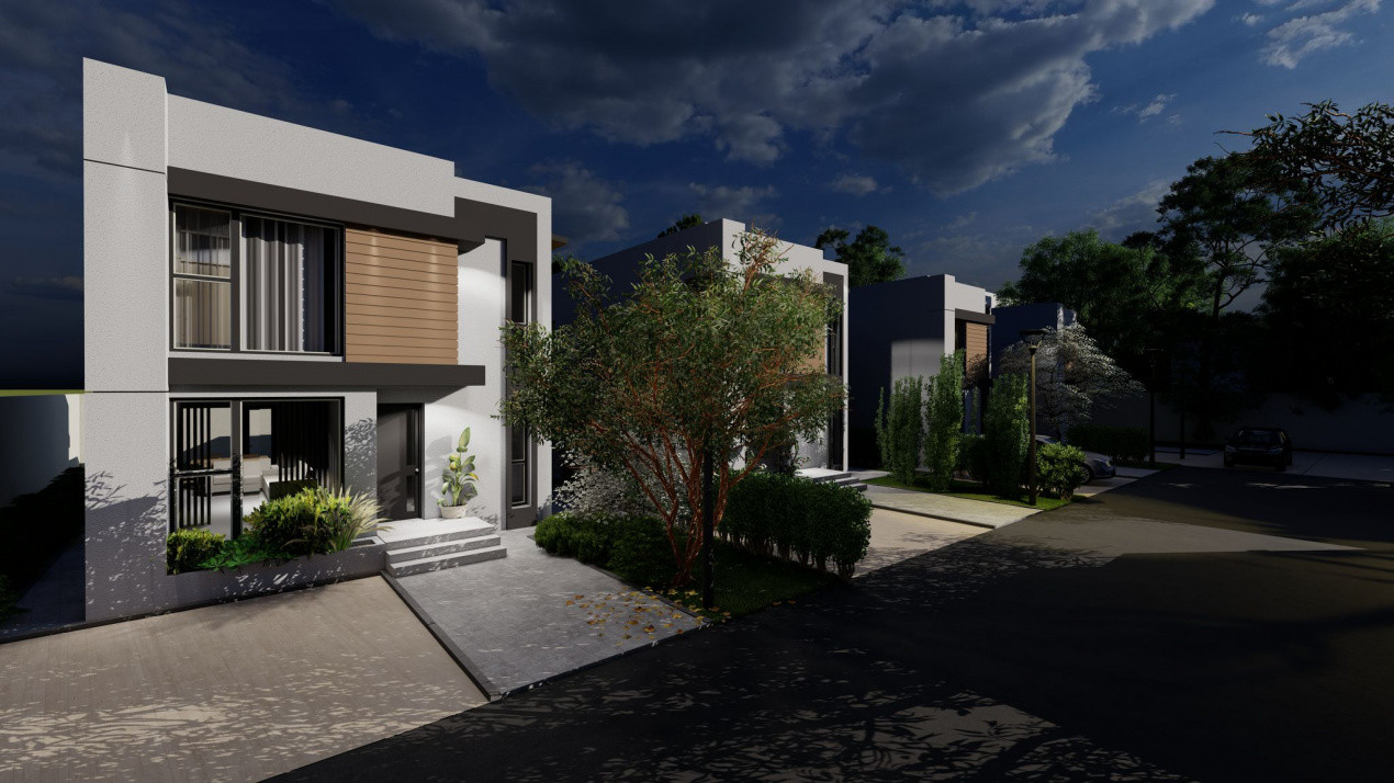 Casă individuală eco-friendly de vânzare în Tunari | 136 mp utili | 320 mp teren