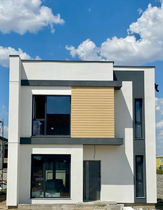 Casă individuală eco-friendly de vânzare în Tunari | 136 mp utili | 320 mp teren