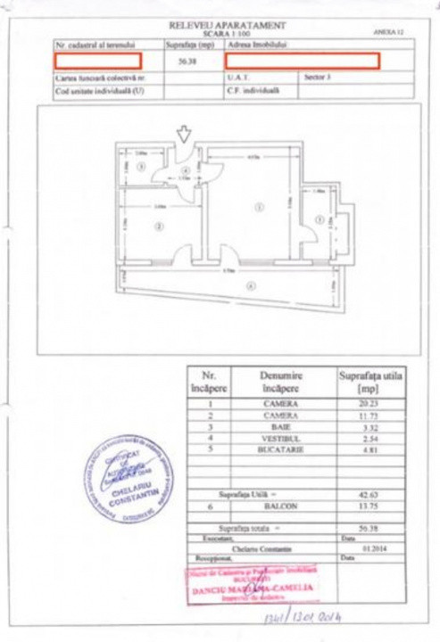 Apartament 2 camere  | balcon | Parcare | Decebal / Piața Alba Iulia
