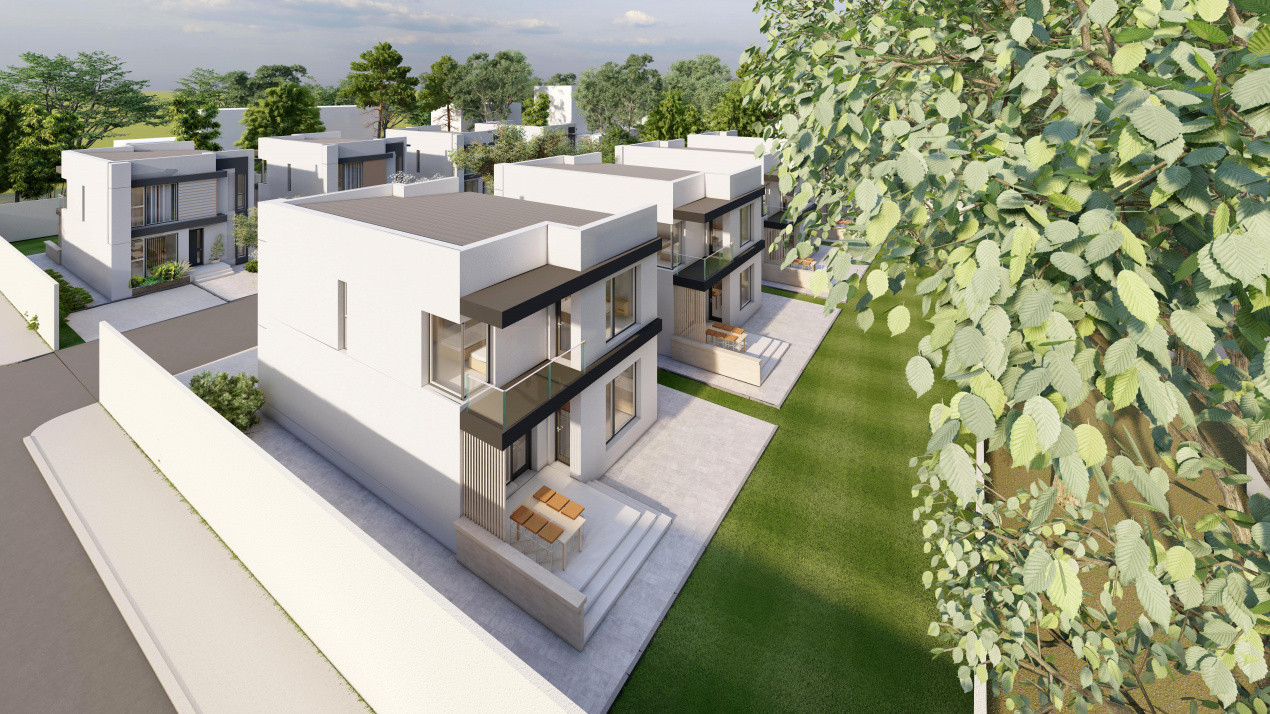  VILĂ MODERNĂ TUNARI | POMPĂ CĂLDURĂ | CURTE | FOTOVOLTAICE | 4 CAMERE