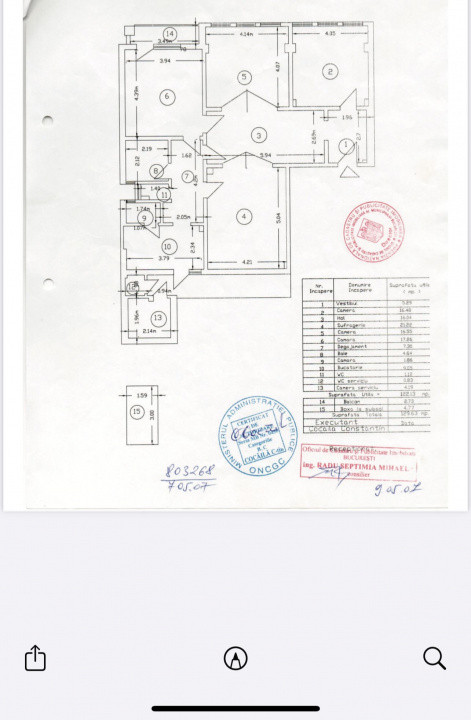 Apartament 4 camere de vânzare în Unirii | 122 mp utili + terasă 129 mp | 