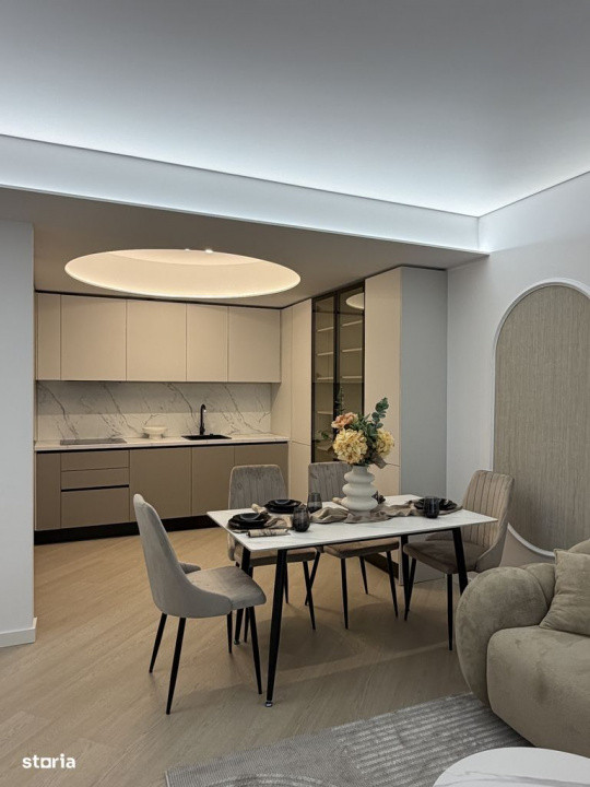 Apartament 3 camere de închiriat | Etaj 3 | Balcon 10 mp | Cortina North