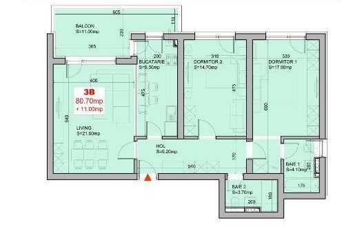 Apartament 3 camere modern | 2 locuri parcare | Prima închiriere | Aviatiei