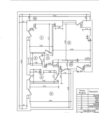APARTAMENT DE 3 CAMERE | ZONA BANEASA | 83 MP 