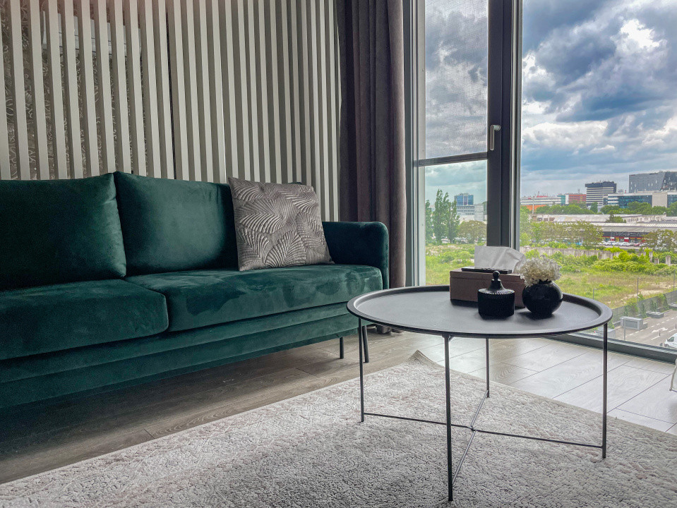 Apartament 2 Camere Tip Studio Dublu | 46 mp utili | Mobilat Modern | Cloud 9