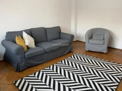 Apartament 2 camere central | Mobilat, balcon, etaj 2 | Lângă Universitate