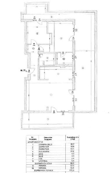 Apartament de 3 camere | 2 locuri de parcare | Terasa | Pipera