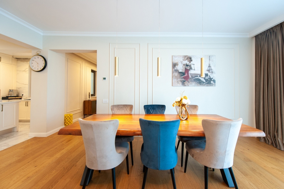 Apartament 4 camere de închiriat Băneasa | 2 Locuri de parcare | Mobilat Lux