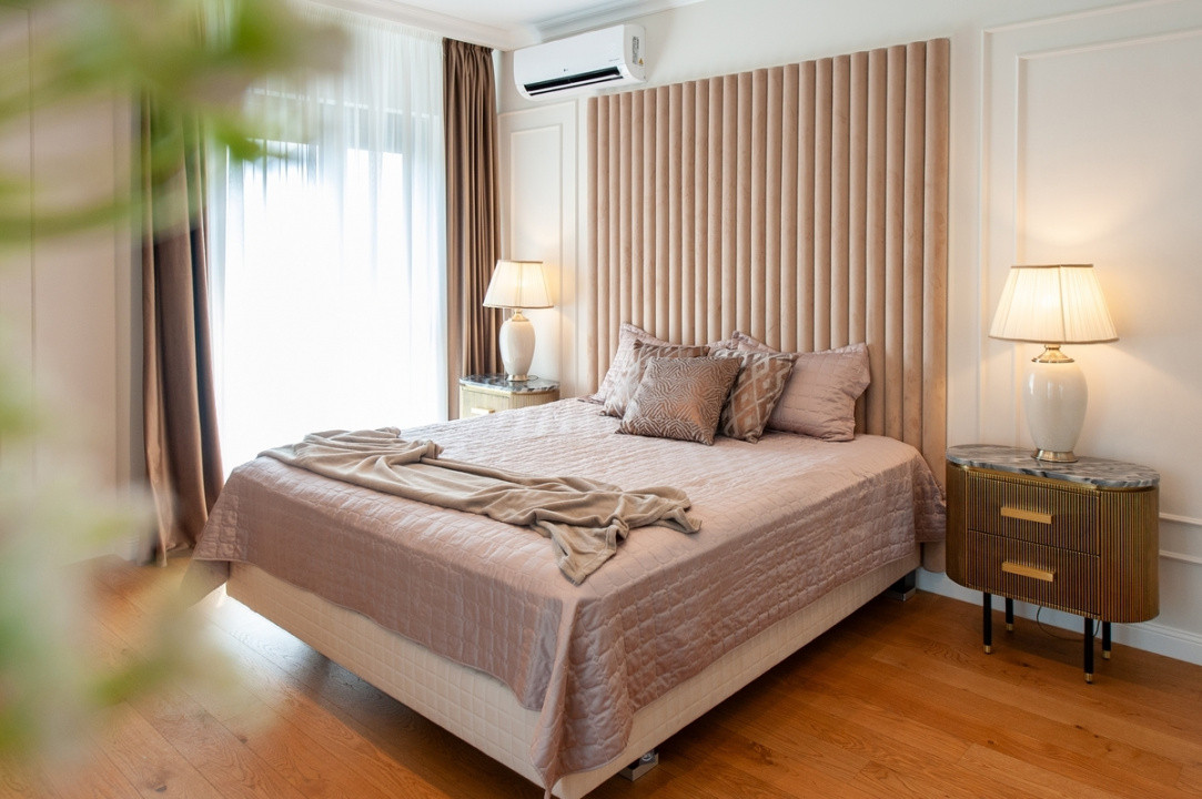 Apartament 4 camere de închiriat Băneasa | 2 Locuri de parcare | Mobilat Lux