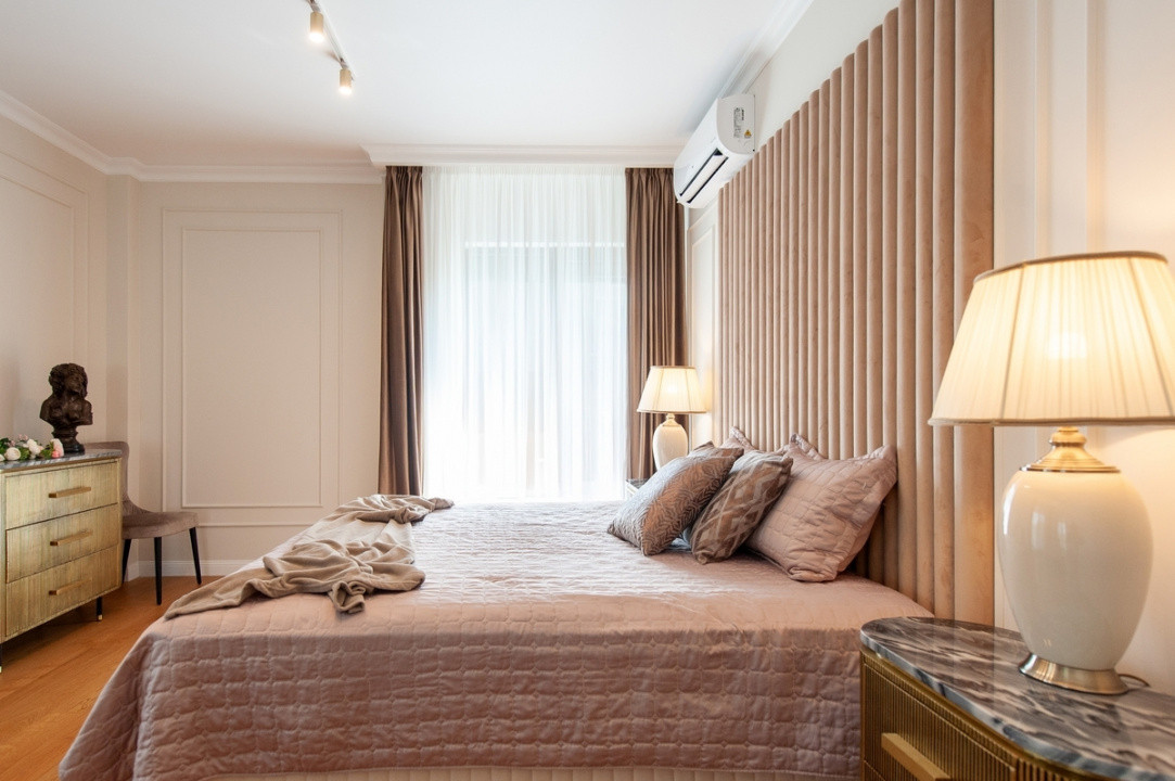 Apartament 4 camere de închiriat Băneasa | 2 Locuri de parcare | Mobilat Lux