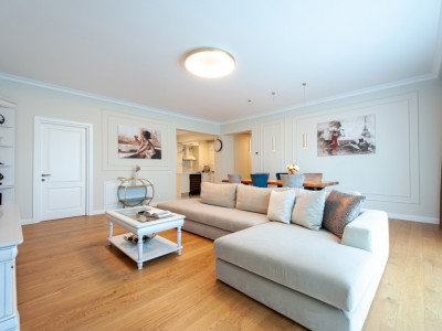 Apartament 4 camere de închiriat Băneasa | 2 Locuri de parcare | Mobilat Lux