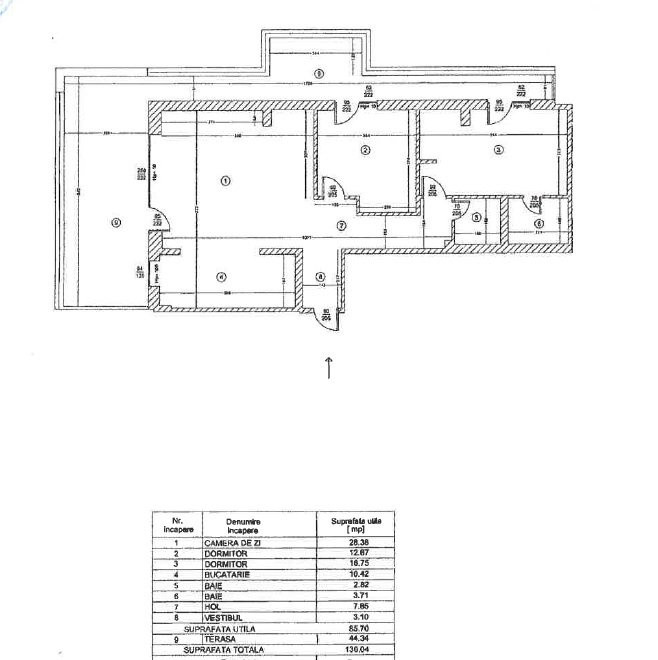 Apartament de 3 camere | 2 locuri de parcare | Terasa | Pipera