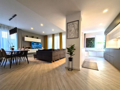 Apartament 3 camere | Curte privată 70 mp | 90 mp utili | Finisaje premium