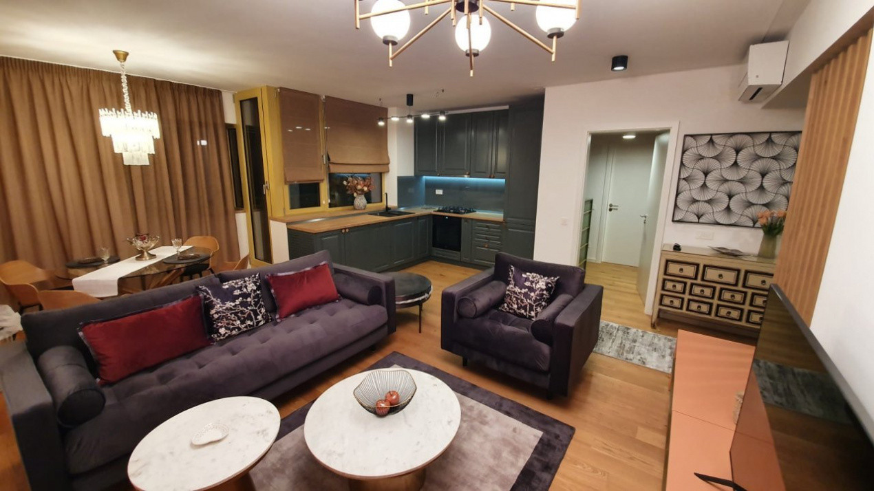 2 camere Aviatiei Park | Lux, 61 mp | Parcare subterană inclusă