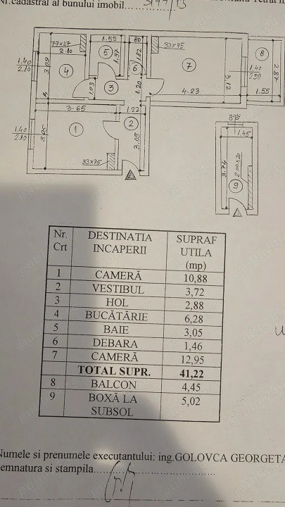 Apartament 2 camere | Centrala proprie | 46 MP | Floreasca