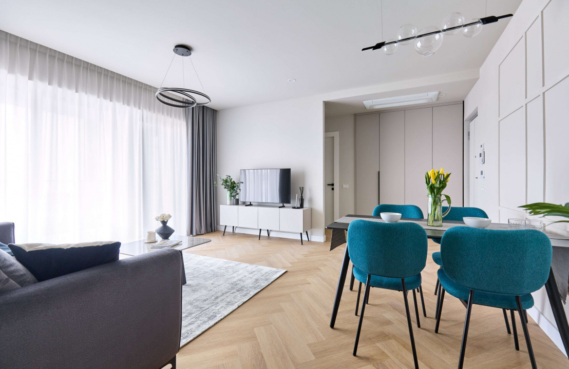 Apartament 2 camere | 55 mp | Etaj 2 | de închiriat | AFI Home North 