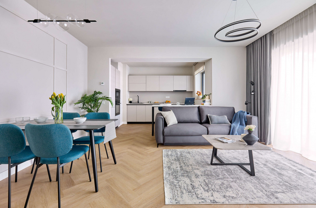 Apartament 2 camere | 55 mp | Etaj 2 | de închiriat | AFI Home North 